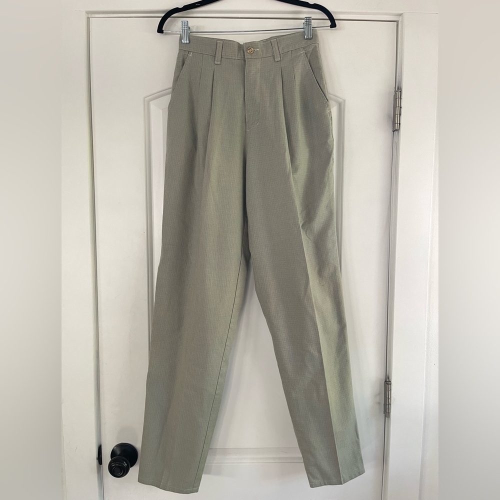 Adorable Northern Treasure Micro Plaid Trouser - 7/8